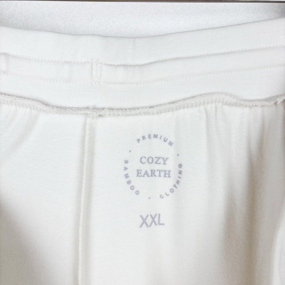 Cozy Earth Women's Ivory Bamboo Jogger Pant Sz XXL - Picture 10 of 13